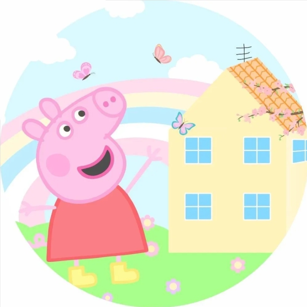 Painel 1x1 - Peppa Pig