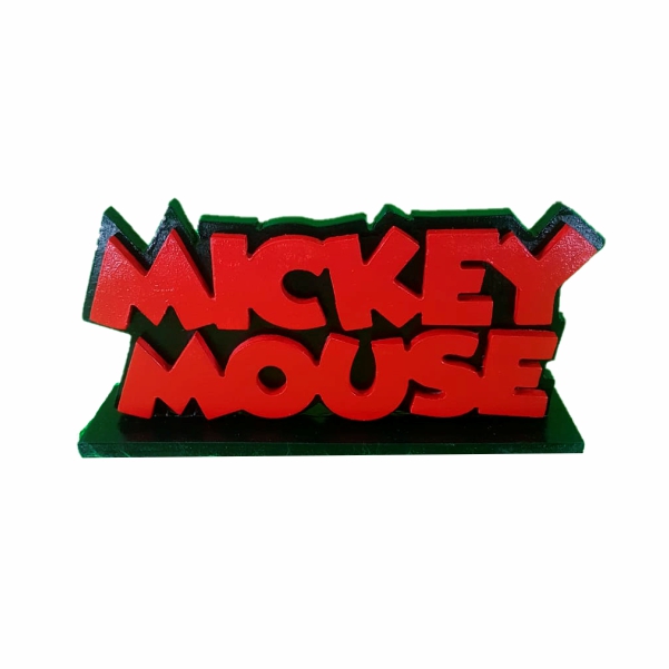 Placa Mickey Mouse