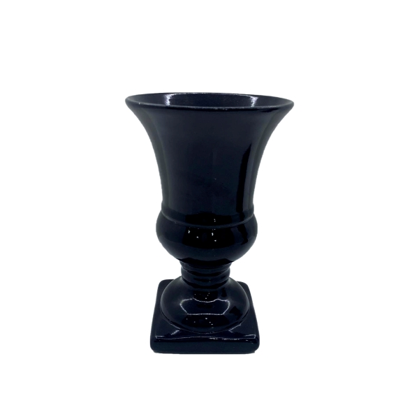 Vaso Preto Base Quadrada G