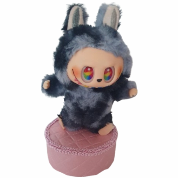 Labubu - Cinza Mesclado