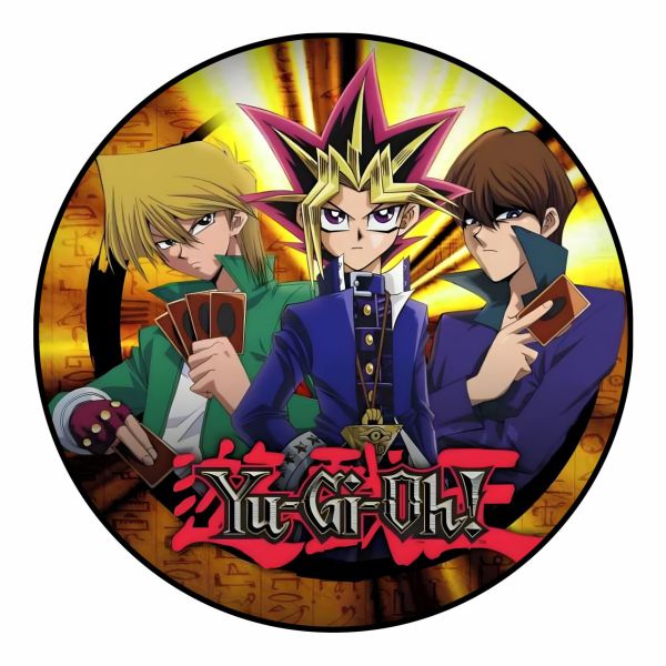Painel Tecido Redondo Yu-Gi-Oh 
