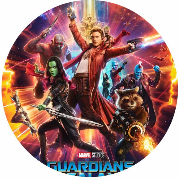 Painel Tecido Redondo Guardiões Galaxia